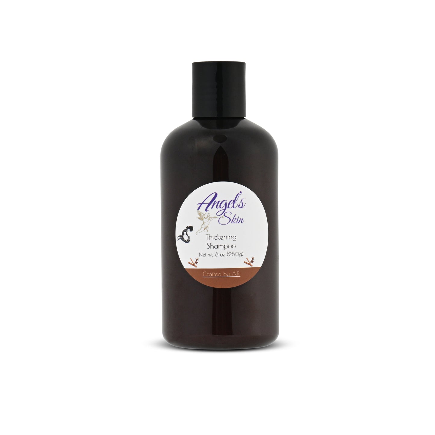 Hair Thickening Shampoo 8 Oz bottle for fuller, healthier hair.