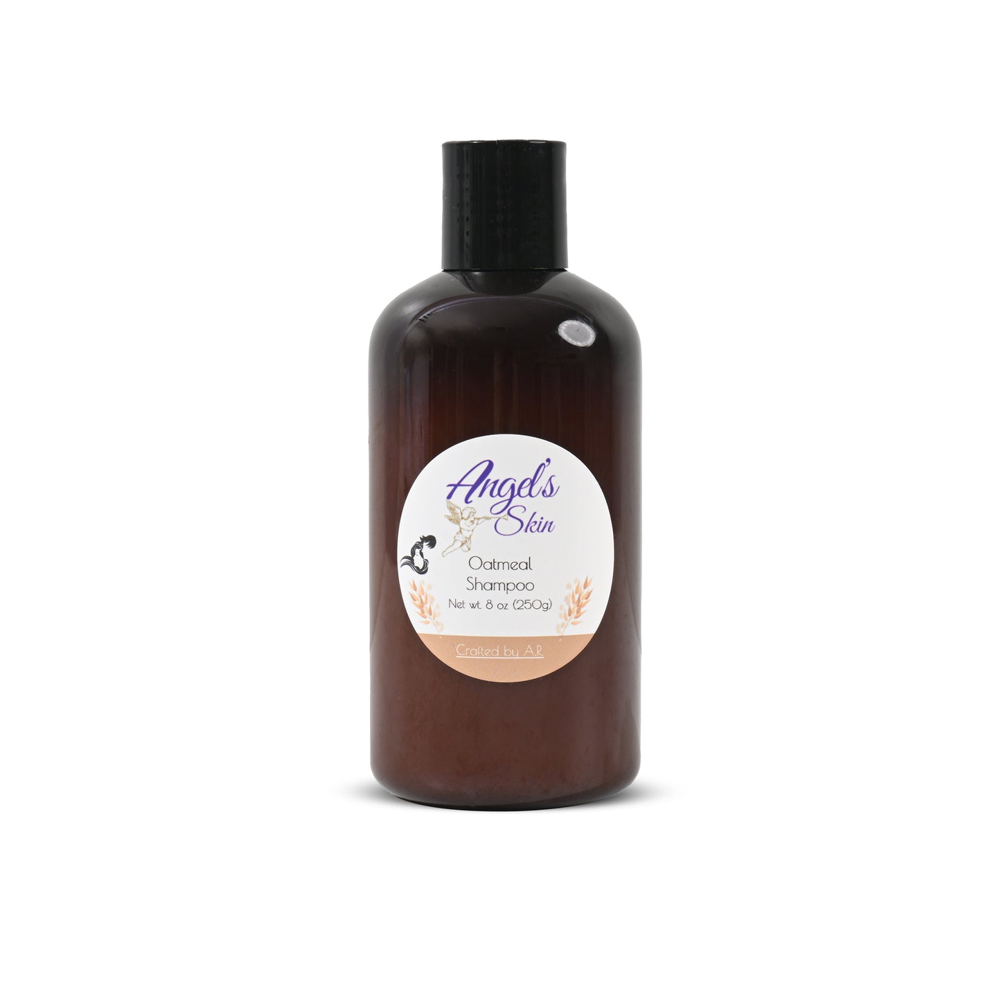 Oatmeal Shampoo bottle - Moisturizing formula for all hair types 8oz.