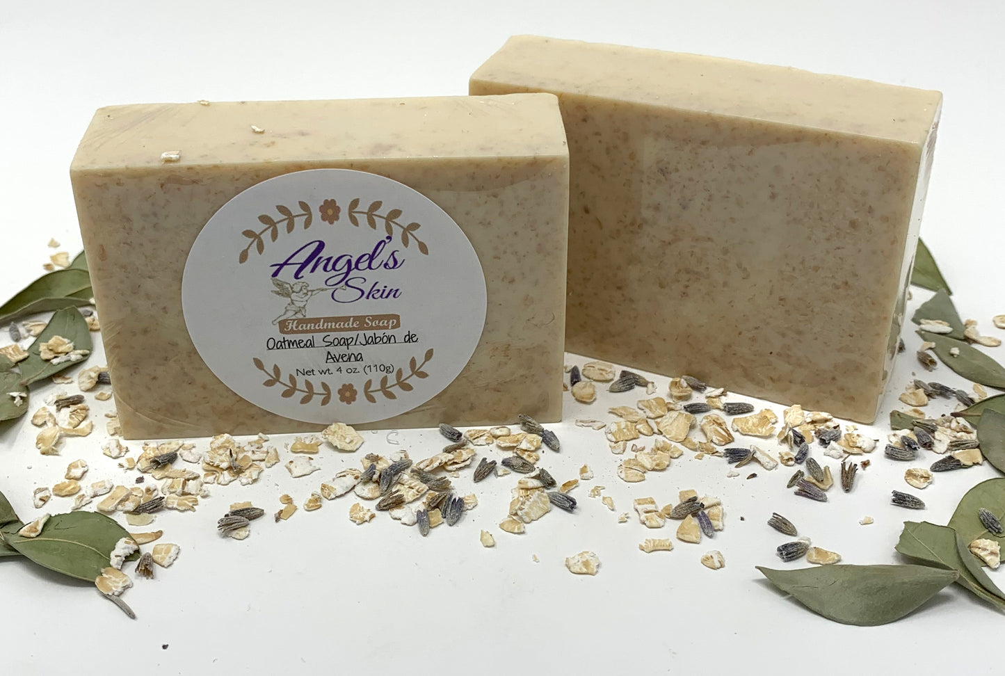 Natural Oatmeal Soap Bar [4 Oz.] | Jabón natural de avena [4 Oz.]