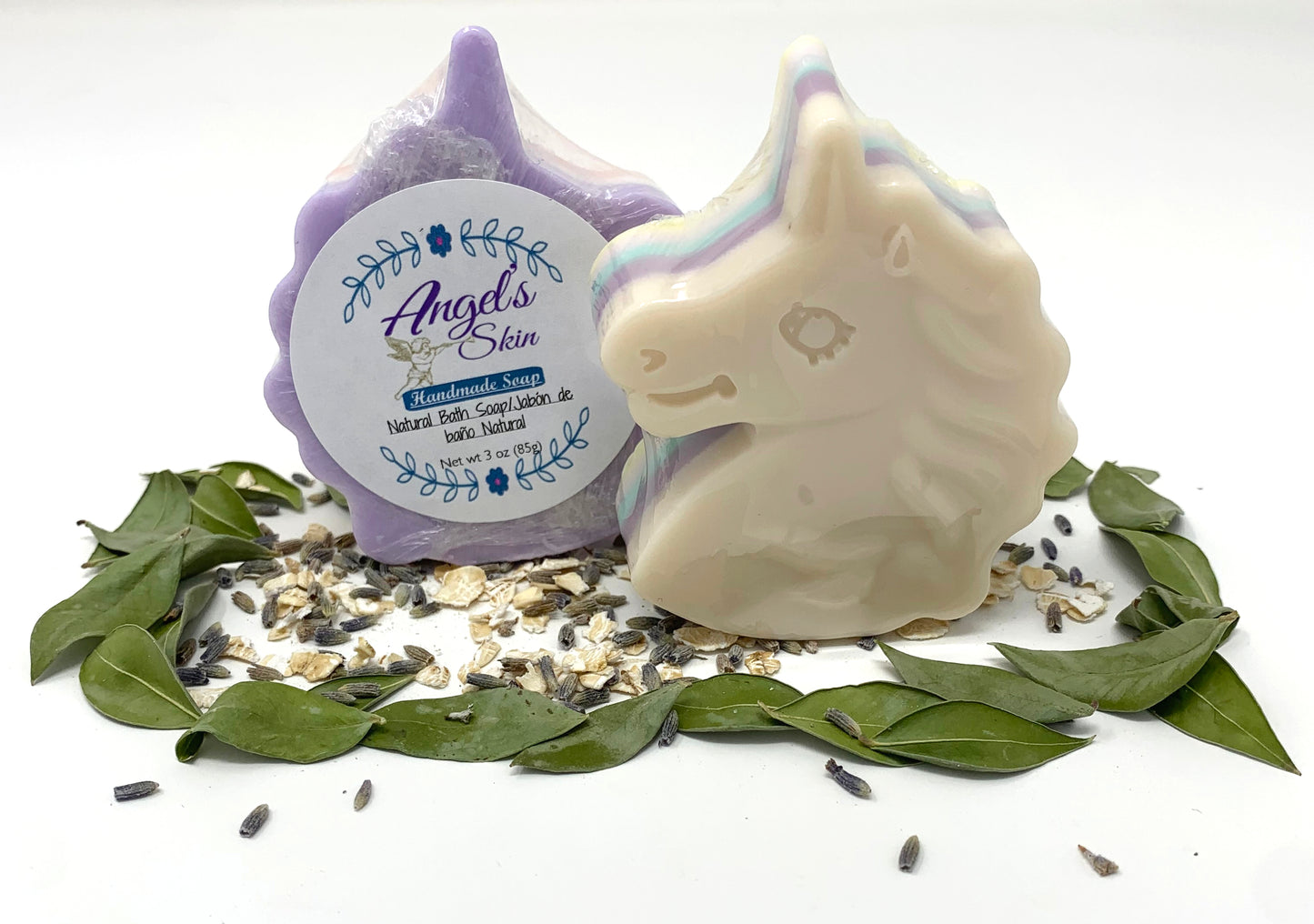 Moisturizing Scented Soap Bar (Unicorn) [3 Oz]  - Jabón hidratante para el baño (unicornio) [3 Oz]