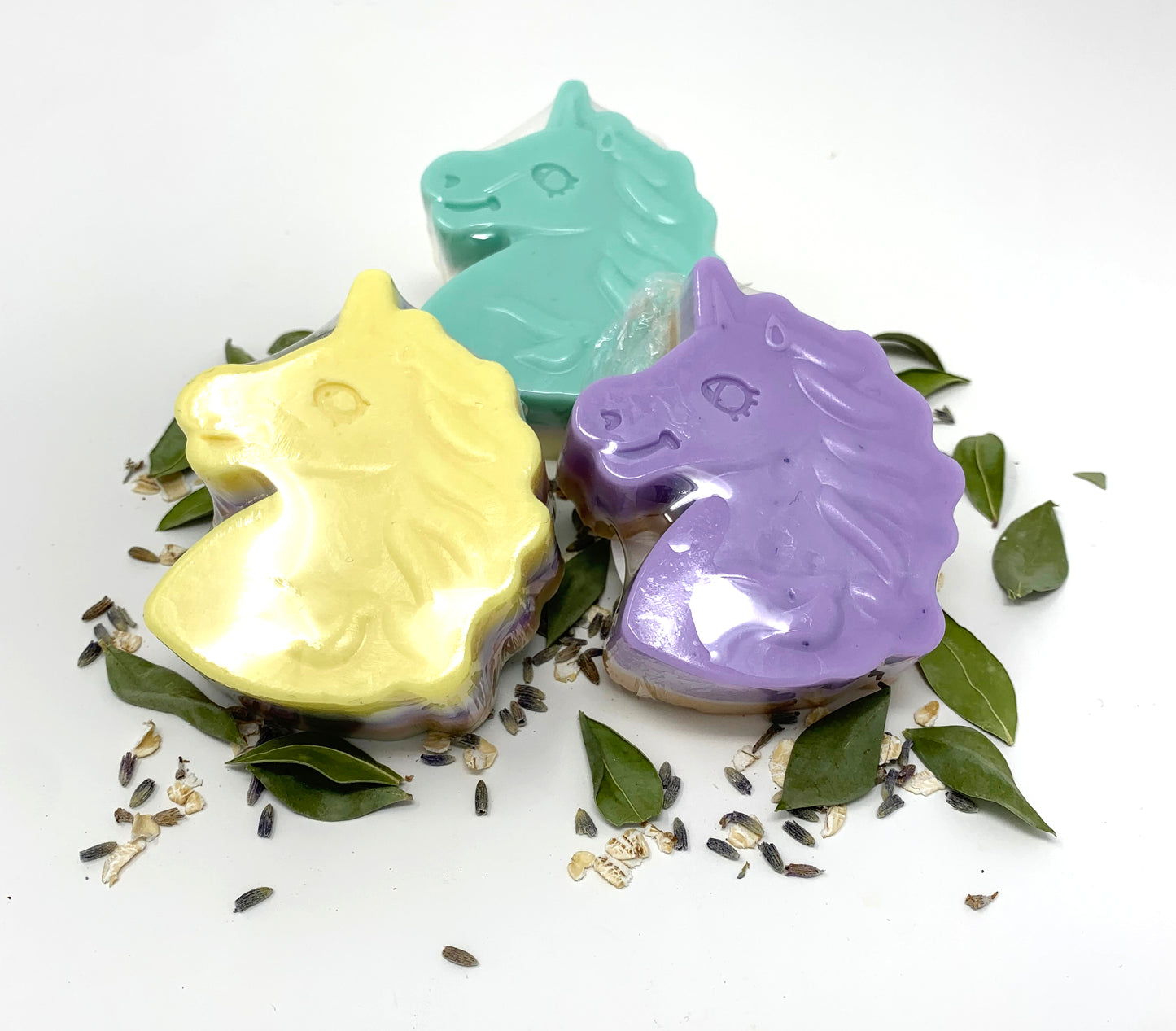 Moisturizing Scented Soap Bar (Unicorn) [3 Oz]  - Jabón hidratante para el baño (unicornio) [3 Oz]